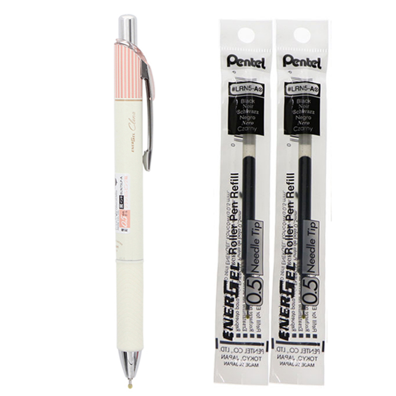 Pentel Pen Energel - 1 قلم + 3 عبوات LifeMaster