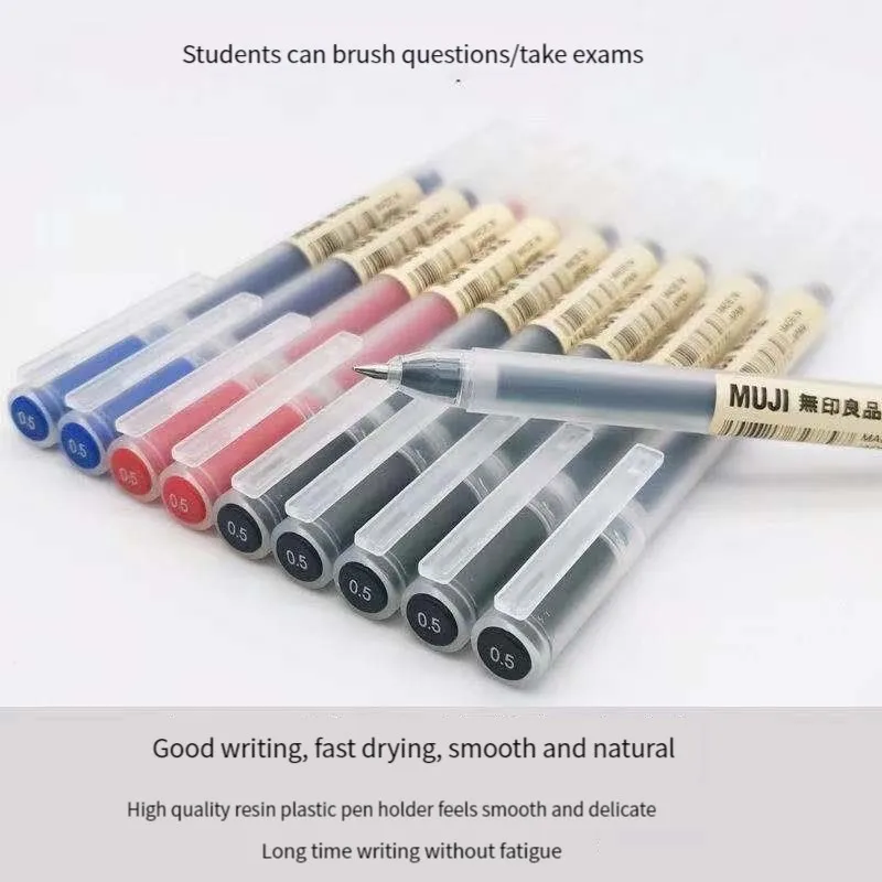6/8 قطعة/المجموعة Kawaii MUJIs - مراجعة Muji Stationery Gel Pen وسعره