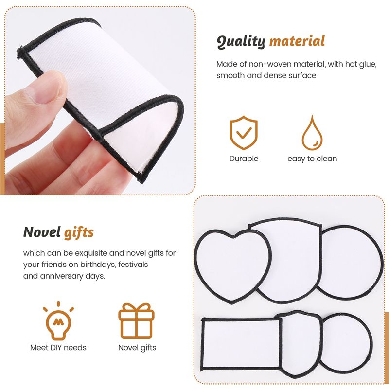 60 قطعة من رقع القماش الفارغة  - مراجعة Hat Sublimation Blank وسعره